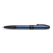 Sheaffer Icon Fountain Pen - Metallic Blue Lacquer Gloss Black PVD Trim